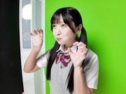 [TANF-026] 夏休み日焼けあとが残るかなちゃんとごっくんプール教室 - 1of5