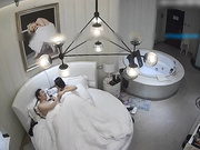 对白清晰豪华套房不知道是啥关系的一对男女激情