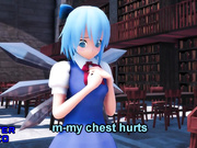 [MMD]Cirno reads a book
