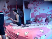 可爱房高颜值模特级别身材气质美女外表有范高傲内心却很放荡与男友缠绵前前后后干了3炮