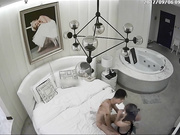 对白清晰眼镜男约炮有儿子的风骚主动美少妇老师进屋就上面舌吻下面手摸屌激情四射脱光玩丝袜足交啪啪呻吟太刺激